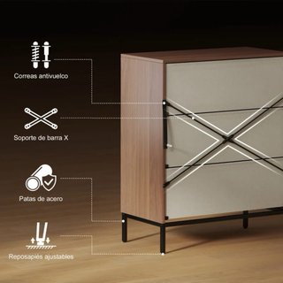 Cajonera moderna madera