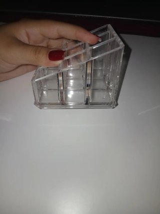 Organizador de acrílico transparente