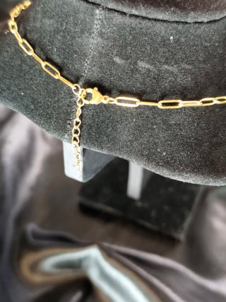 Collar cadena eslabones con charms marinos