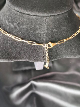 Collar cadena eslabones con charms marinos