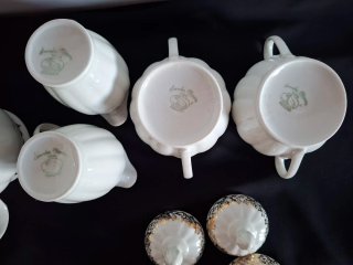 PORCELANA SANTA CLARA  2 juegos de café