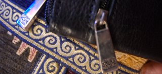 Cartera Loewe Negra Cremalleras