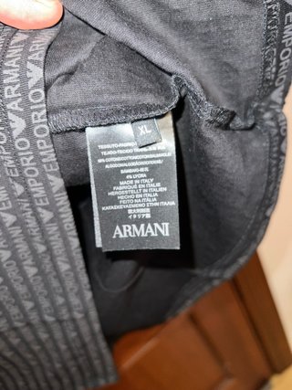 Camiseta Emporio Armani Negra lo compre a 55€