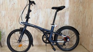 Bicicleta Plegable B'TWIN Azul