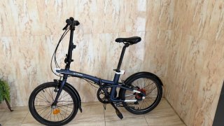 Bicicleta Plegable B'TWIN Azul