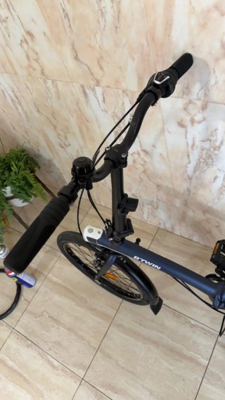 Bicicleta Plegable B'TWIN Azul
