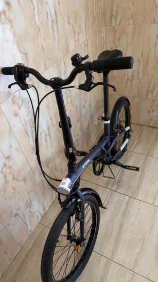 Bicicleta Plegable B'TWIN Azul