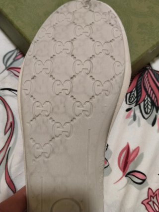 Zapatillas Gucci color marfil