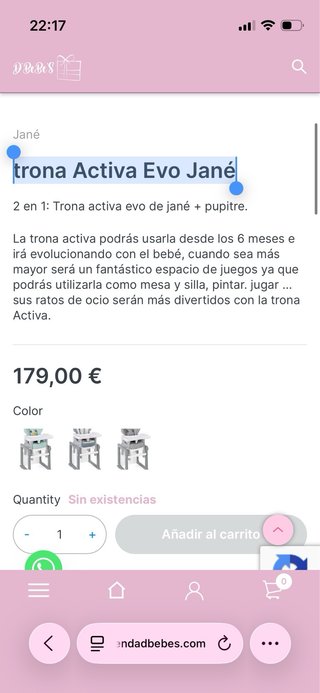 Trona Jané Activa Evo