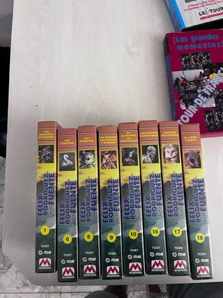 Lotto di 14 nastri VHS Félix Rodríguez Miguel Indurai