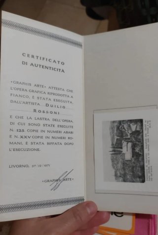 Acquaforte Duilio Rossoni 109/125