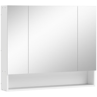 Specchiera Bagno con Armadietto 3 Ante Soft Close