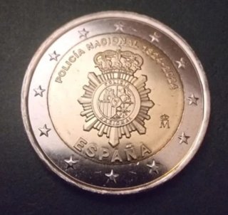 Moneda 2 euros España 2024.SIN CIRCULAR.