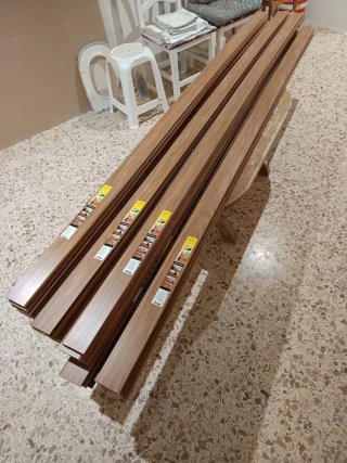 Rodapié MDF 15x80x2400mm. Tengo disponibles 29.