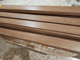 Rodapié MDF 15x80x2400mm. Tengo disponibles 29.