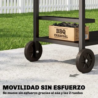 Mesa auxiliar para barbacoa