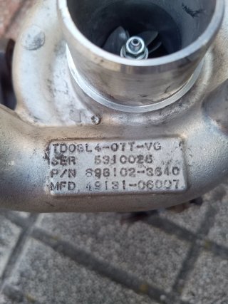Turbocompresor Opel Meriva 1.7 CDTI