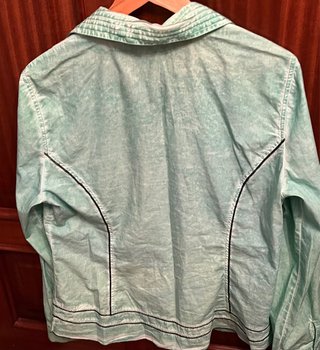 Camisa Vintage Verde Agua Talla 44