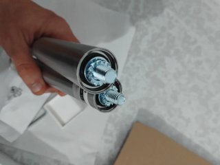 Mueble de lavabo blanco a estrenar
