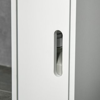 Colonna Bagno con Mensole e Armadietti, Mobile Alt