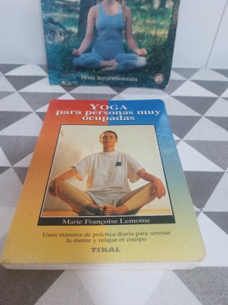 Lote de libros de yoga
