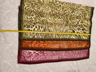 Lote 3 pañuelos estampados