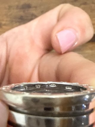 ANILLO BULGARI B.ZERO1 ORO BLANCO 18K CON CAJA ORI