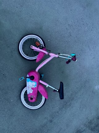 Bici Btwin Niña Unicornio 14 Rosa