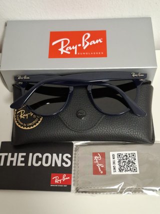 GAFAS RB2180 AZUL Brillo Nueva ORIGINAL