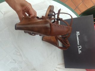 Sandalias cuña Massimo Dutti Talla 37