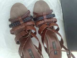 Sandalias cuña Massimo Dutti Talla 37
