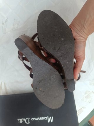 Sandalias cuña Massimo Dutti Talla 37