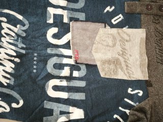 Camiseta Desigual Patchwork Manga Larga Talla S