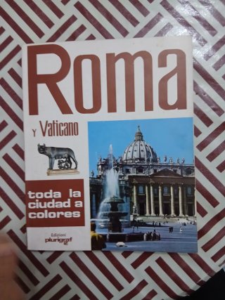 Libro de Roma + Mapa de Roma y Florencia