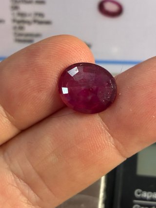 Rubí Natural Mozambique 6.10 Ct KGGL