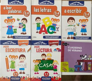 Lote de cuadernos con actividades para niños 3/5