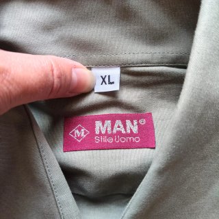 Camicia MAN verde oliva manica corta