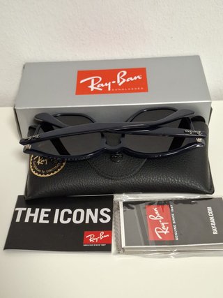 GAFAS RB4306 Hexagonal AZUL Brillo Nueva ORIGINAL