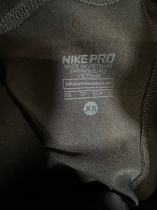 Mallas Pirata Nike Pro Dri-Fit Negras T-XS