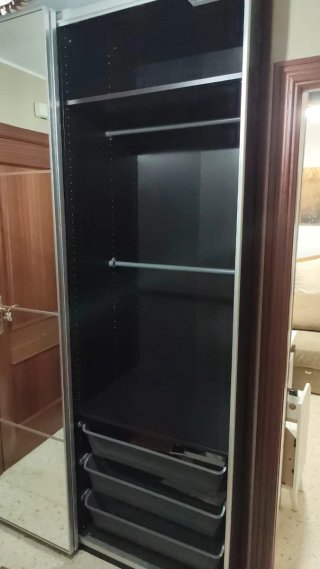 Armario ropero puertas correderas espejo
