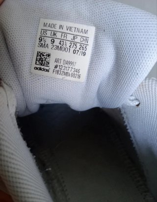 Adidas VS Pace 2.0 Talla 43 1/3 Blancas