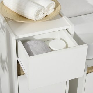 Mobiletto Bagno con Cassetto e Armadietto con Mens