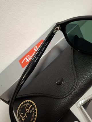 GAFAS RB4306 Hexagonal Negro Brillo Nueva ORIGINAL