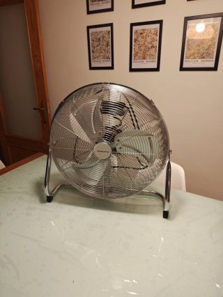 Ventilador CREATE Plata Metal