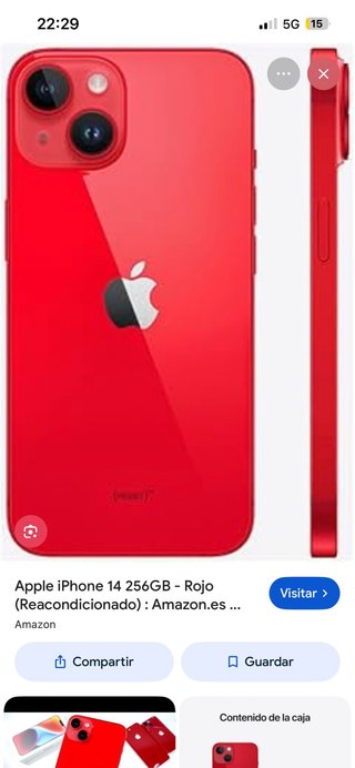iPhone 14 Rojo 256GB