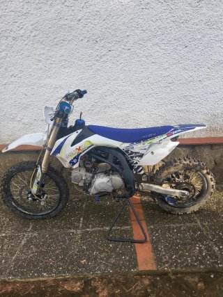 Pitbike MAXXON 125cc Motocross Azul/Blanco