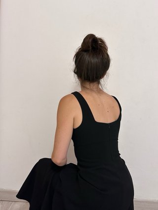 Vestito lungo nero Zara