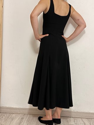 Vestito lungo nero Zara