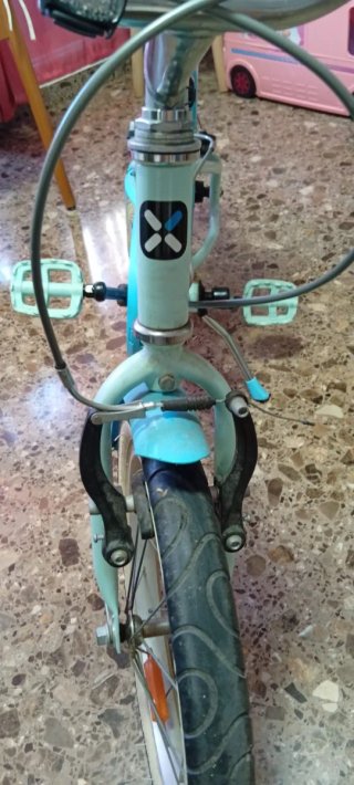 Bici BTWIN azul princesa 16"