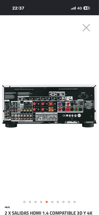 Equipo Sonido Gama Alta Marrón/Plata